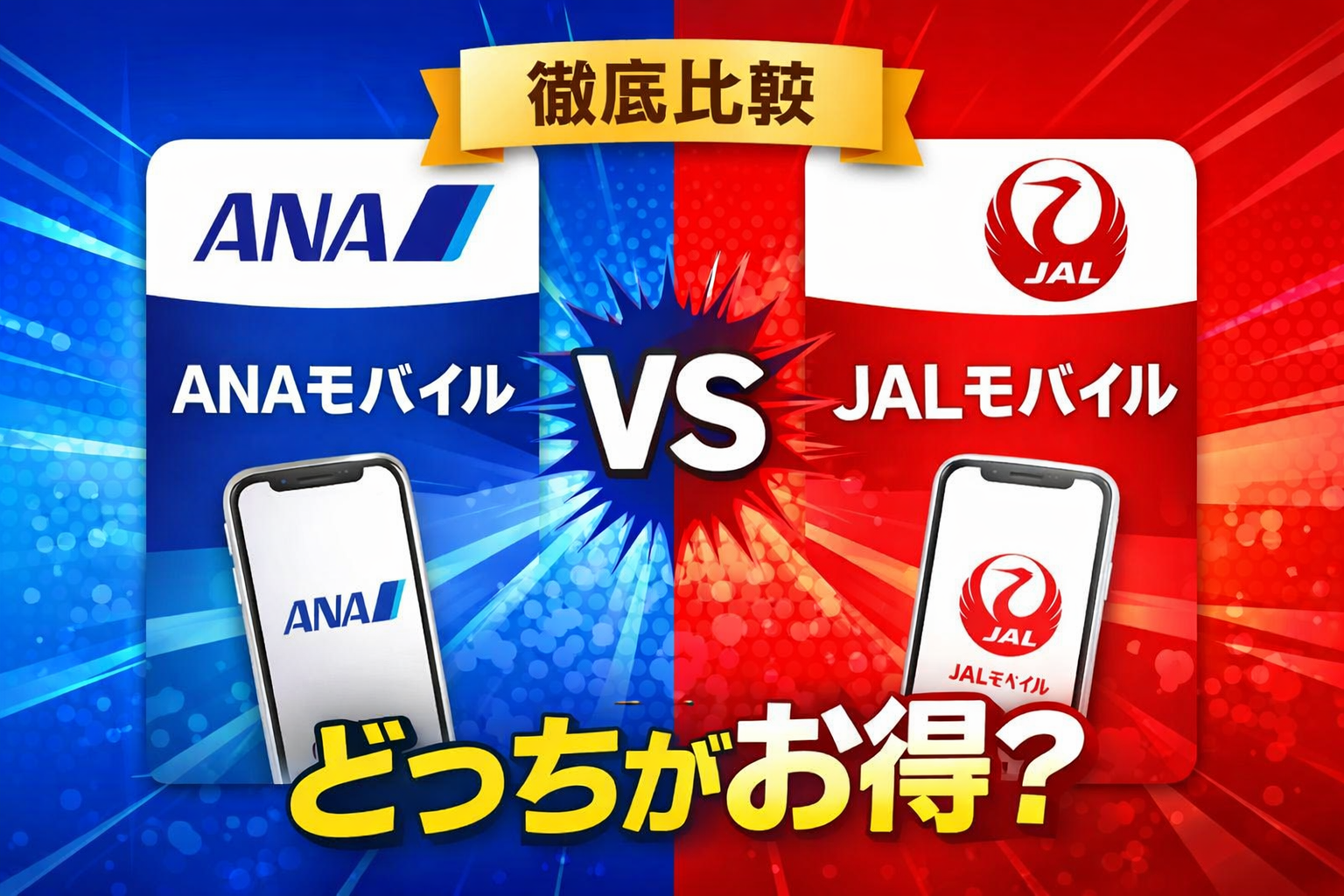 【徹底比較】ANAモバイル vs JALモバイル｜どっちがお得？マイルの貯まり方で選ぶべき結論